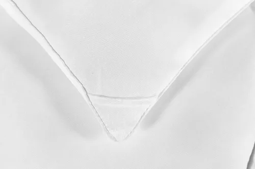 Vista 3 de Chezmoi Collection Edredón alternativo de plumón blanco cálido medio con bolsa de almacenamiento ahorradora de espacio, pestañas en las esquinas