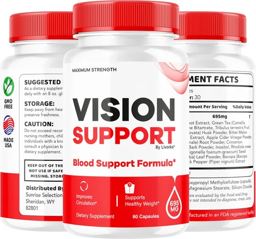 Vista 9 de Apoyo de la visión: suplemento de apoyo a la visión, cápsulas de apoyo a la visión, Vision Support Plus, fórmula de apoyo a la visión, píldoras