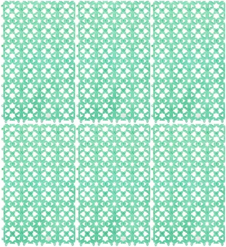 Vista 8 de Hamiledyi 4 alfombrillas de plástico para jaula de conejo, alfombrillas para conejo, hámster, rata, chinchilla, conejillo de indias