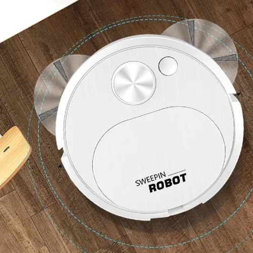 Vista 6 de Robot aspirador y trapeador, robot de aspiradora, fregona avanzada para evitar obstáculos, robot robótico, aspirador robótico delgado, diseño ideal