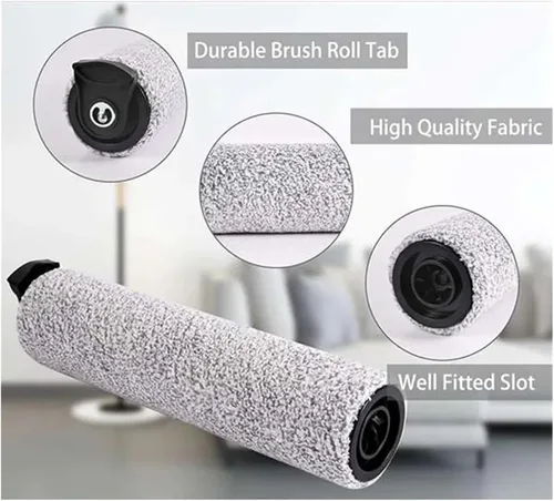 Vista 2 de McbeAn Rodillos de cepillo de repuesto, compatibles con Tineco, compatible con IFloor 3, compatible con Floor One S3 IFloor 2, kit de accesorios