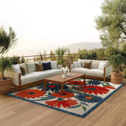 Vista 16 de Nourison Home Aloha - Alfombra beige de 2 pies 3 pulgadas x 12 pies, fácil de limpiar, no se desprende, para dormitorio, sala de estar, comedor