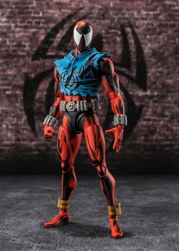 Vista 2 de TAMASHII NATIONS - Spider-Man: Across The Spider-Verse - Figura de acción Araña Escarlata