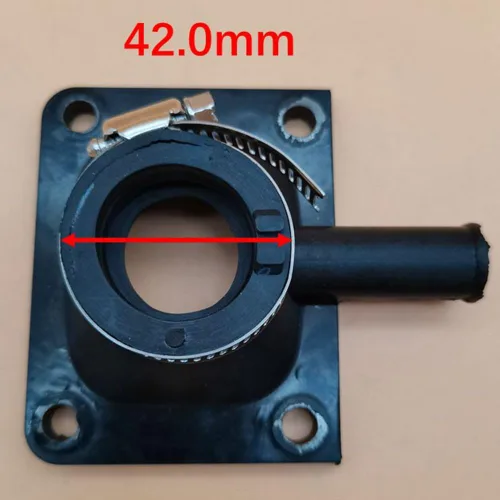 Vista 4 de Bota colector de admisión para carrito de golf Yamaha G1 2-Cycle G1A Gas G1E Electric 1983 1984 1985 1986 1987 1988 J24-13586-00 J241358600 23-029
