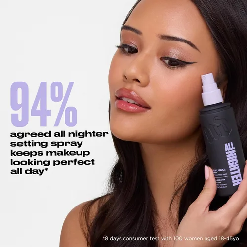 Vista 7 de Urban Decay All Nighter - Spray fijador de maquillaje impermeable, acabado natural, hasta 24 horas de uso, niebla facial ultrafina, primer