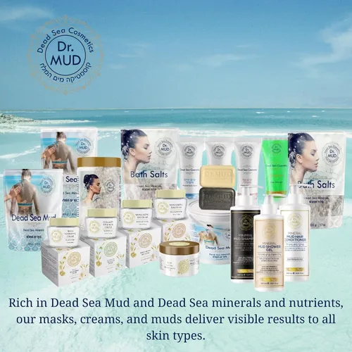 Vista 4 de Champú mineral del Mar Muerto - Barro del Mar Muerto, aceite de jojoba y argán, aloe vera, manzanilla y aceite de espino amarillo Sin parabenos