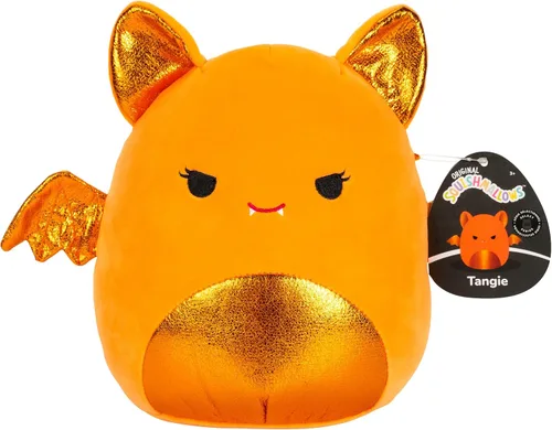 Vista 12 de Squishmallows Original Emily el Murciélago de 8 pulgadas con orejas y barriga brillantes - Peluche ultrasuave de tamaño mediano oficial de Jazwares