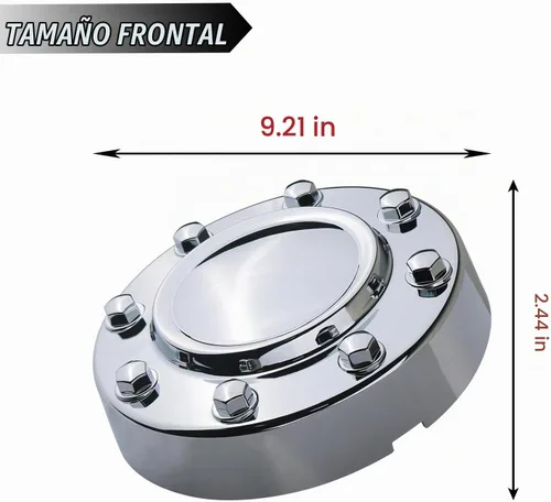 Vista 4 de TQPONLY Tapa central cromada de doble rueda Compatible con accesorios Dodge Ram 3500 2011-2018 Llanta de aleación de 1 tonelada DRW 8 Lug 10