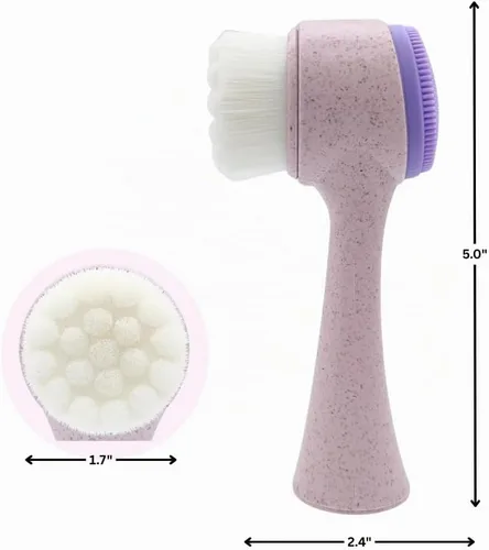 Vista 4 de Lindo Cepillo facial Eco Clean (morado claro)