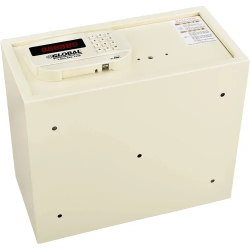 Vista 4 de Global Industrial Cerradura electrónica personal segura de hotel con ranura para tarjeta y teclado, capacidad de 1.2 pies cúbicos, con llave