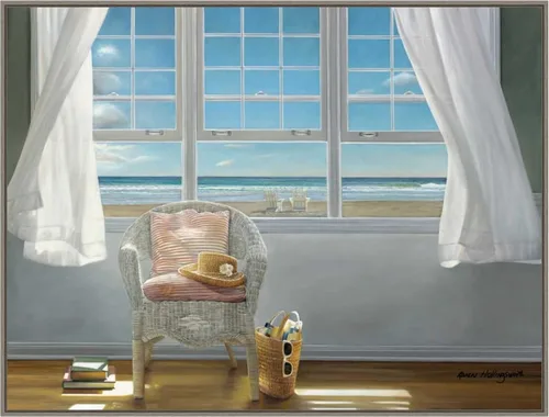 Vista 19 de Amanti Art Lienzo enmarcado para pared, 18 x 24 pulgadas, A Moments Peace, de Karen Hollingsworth, lienzo enmarcado para pared, obras de arte