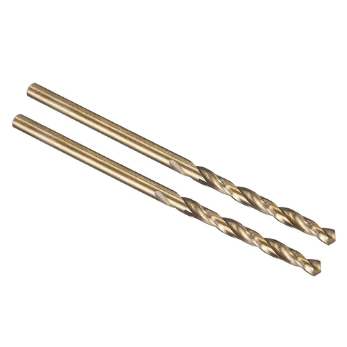 Vista 47 de PATIKIL Broca Jobber de 0.039 in, vástago recto M35 cobalto 5% acero de alta velocidad 135° acabado dorado para metal duro de acero inoxidable - 2