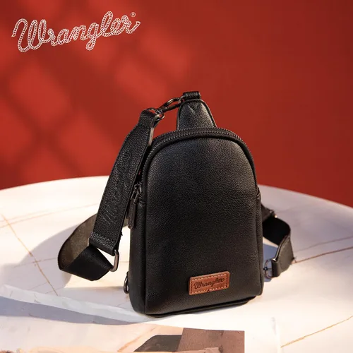 Vista 3 de Wrangler Crossbody Sling Bag for Women with Strap