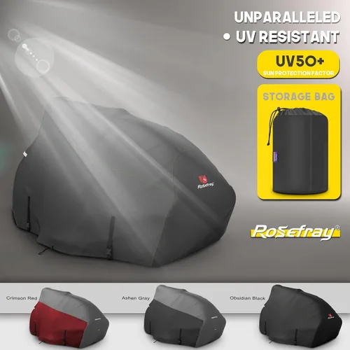 Vista 5 de Cubierta para Cortacésped de Montar, Tejido Impermeable de Grado Marino 420D - Ajuste Universal para John Deere, Cub Cadet, Craftsman, etc. Cubre