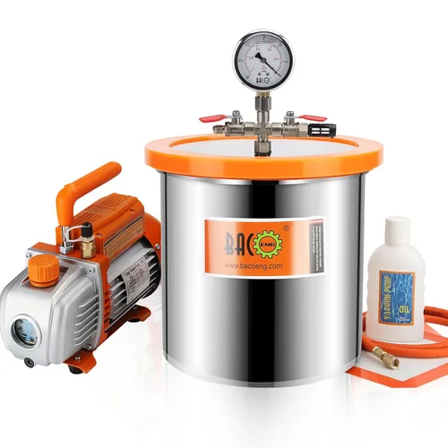 Vista 8 de BACOENG kit de cámara de vacío con bomba de vacío para HVAC