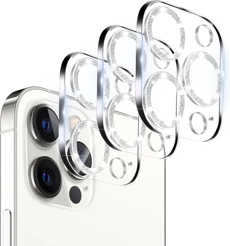Vista 25 de Dengduoduo Paquete de 3 protectores de lente de cámara para iPhone 11 Pro de 5.8 pulgadas y iPhone 11 Pro Max de 6.5 pulgadas, vidrio templado