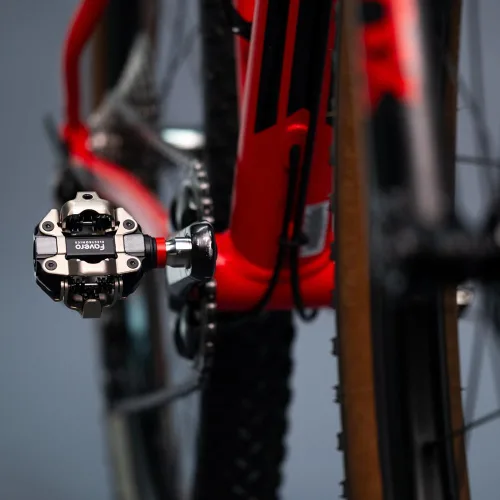 Vista 3 de Favero Assioma PRO MX-1 Medidor de potencia de MTB basado en pedal de detección única Extra Cleats, MTB-Compatible SPD Cleats, Single-Sided