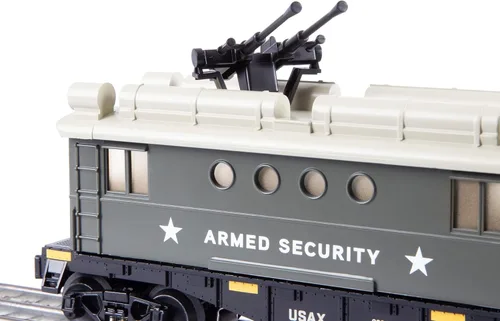 Vista 5 de Lionel Army Freight Electric O Gauge Bluetooth 5.0 Set de Tren Eléctrico con Control Remoto