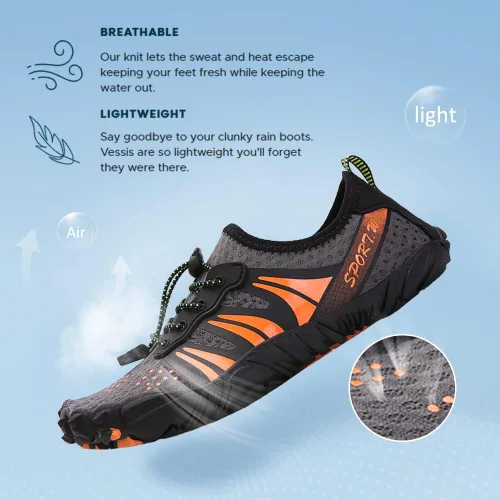 Vista 5 de Zapatos de agua para mujeres hombres zapatos de playa para mujeres zapatos de natación zapatos de piscina zapatos de río zapatos de secado rápido