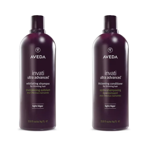 Vista 11 de Aveda Invati Ultra Advanced Exfoliating Shampoo Light & Rich Step 1 of 4 Reduces Hair Loss by 77% for Medium to Thick Thinning Hair Types