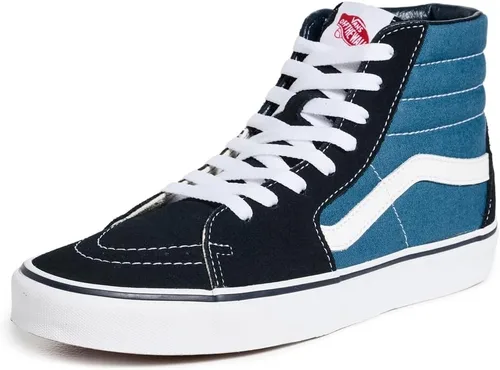 Vista 12 de Vans Sk8-Hi - Zapatillas de skate unisex de alta calidad, cómodas y duraderas en suela de goma gofrera Negro (negro/blanco)