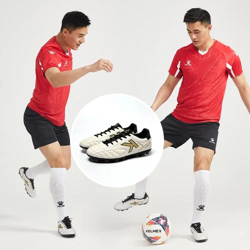 Vista 5 de KELME Botines de fútbol AG para hombre, tenis atléticos de fútbol sala para adolescentes jóvenes, botas de fútbol transpirables con soporte