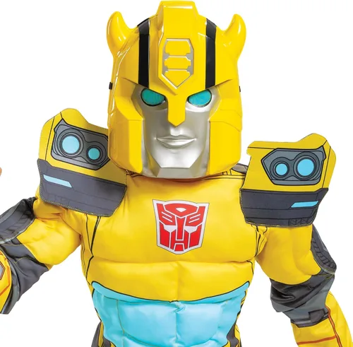 Vista 3 de Disfraz de abejorro de Transformers Rise of the Beasts para niño