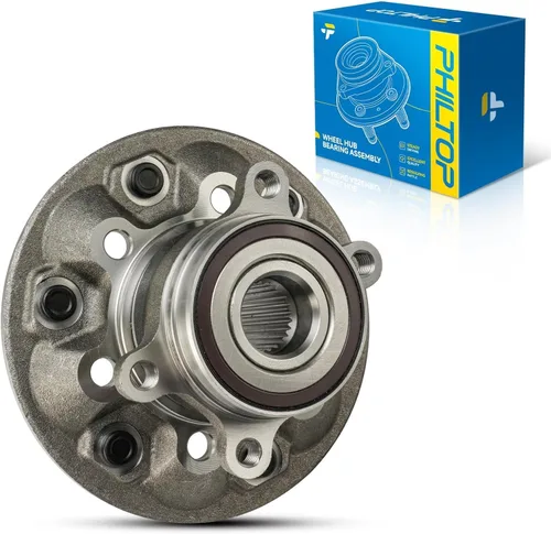 Vista 64 de PHILTOP 512012 x2 Conjunto de cubo de cojinete de rueda trasera para Volkswagen Jetta for 1998-2010 Volkswagen Beetle, 1999-2005 Volkswagen Jetta