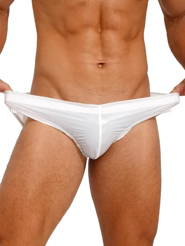 Vista 2 de dPois Calzoncillos de natación impermeables para hombre, ropa interior de natación, pantalones cortos