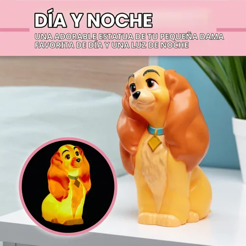 Vista 6 de Paladone Lady and The Tramp Light Decoración del hogar de Disney Mercancía con licencia