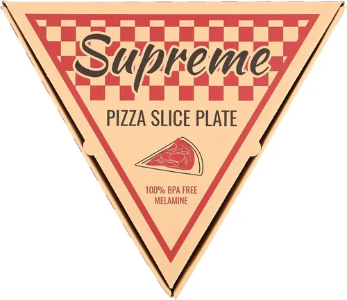 Vista 3 de Supreme Housewares Platos de pizza de melamina de 9 pulgadas, juego de 6