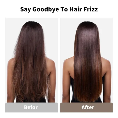 Vista 5 de Cepillo desenredante para cabello húmedo para cabello fino o liso, cepillo desenredante ventilado con cerdas de nailon ultra suaves de doble capa