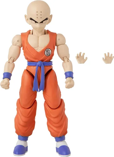 Vista 2 de Dragon Ball Super - Dragon Stars - Krillin, figura de acción de 6.5 pulgadas Dragonball Super Figura de acción de 6 pulgadas Dragon Stars Series