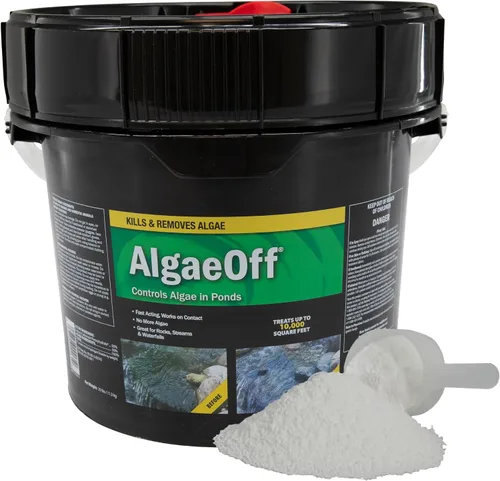 Vista 10 de CrystalClear AlgaeOff - Asesino de algas para estanque y jardín acuático, 2.5 libras