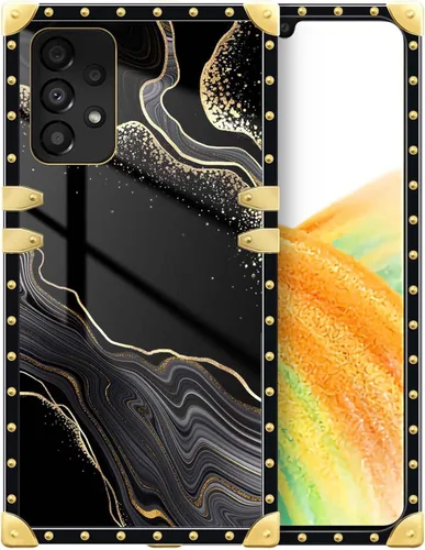 Vista 94 de Funda compatible con Samsung Galaxy A03S 4G, TPU suave de lujo y parte trasera de policarbonato duro para niñas y mujeres, funda protectora a prueba