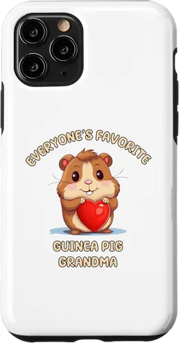 Vista 10 de iPhone 15 Funny Everyone's Favorite Guinea Pig Grandma Nana Case