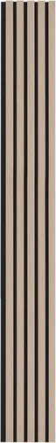 Vista 9 de VEVOR Panel Acústico de Listones de Madera, 7.9 x 94.5 pulgadas, Pared de Acento MDF de 4 Piezas, Tablero de Madera Falsa para Decoración