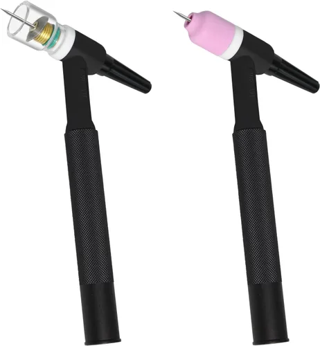 Vista 3 de Kit de 31 piezas de lente de gas TIG de soldadura con copa de vidrio 4# 5# 6# 7# 8# 10# 12# para WP-17/18/26