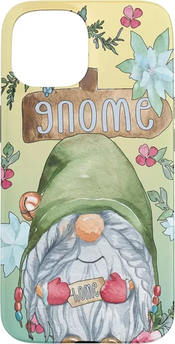 Vista 6 de Funny Gnome Home Graphic for Women and Garden Mom Spring Case for iPhone 17