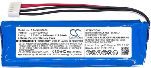 Vista 2 de Cameron Sino Batería Li-Polymer GSP1029102A para Charge 3 2016, Charge 3 versión 2016