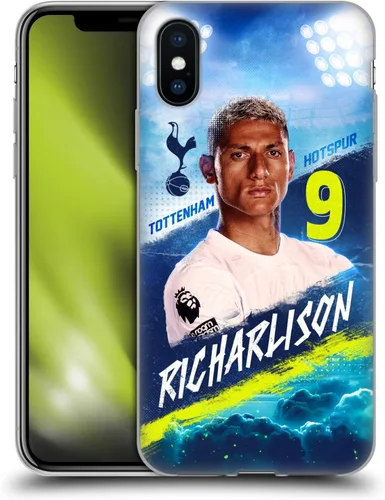 Vista 8 de Head Case Designs Officially Licensed Tottenham Hotspur F.C. Cristian Romero 2023/24 First Team Gel Case [Military Grade] Compatible with Apple