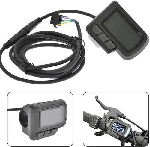 Vista 5 de Computadora de bicicleta, pantalla LCD impermeable, velocímetro de bicicleta, pantalla EN06, kit de controlador sin escobillas para scooter