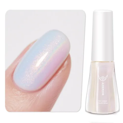 Vista 9 de Esmalte de uñas negro, esmalte de uñas de secado rápido, sin rayas, esmalte de uñas de larga duración para uñas de boda de otoño, manicura acogedora