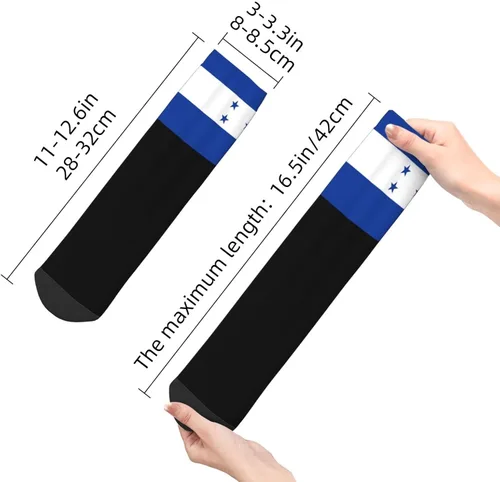 Vista 4 de GDJF Calcetines tobilleros con bandera de Honduras de verano, corte bajo, deportivos, cómodos, transpirables, casuales, para hombre y mujer, 1, 1
