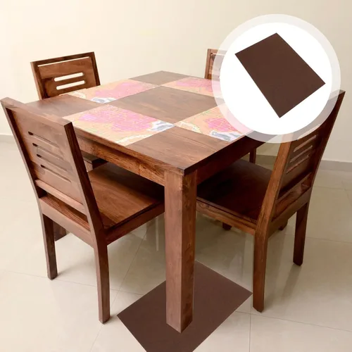 Vista 5 de Cojines de pie de silla de fieltro 4pcs almohadillas antideslizantes