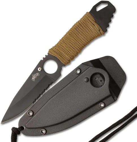 Vista 7 de Master USA MU-1119 Series Cuchillo táctico de cuello, 6.75 pulgadas en total