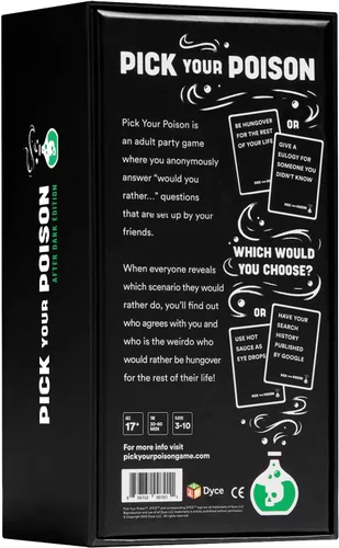 Vista 7 de Pick Your Poison Después de la Oscuridad + Set de Expansión Juego de Fiesta - El “¿Qué Preferirías Hacer?” Juego de Cartas para Adultos para Fiestas