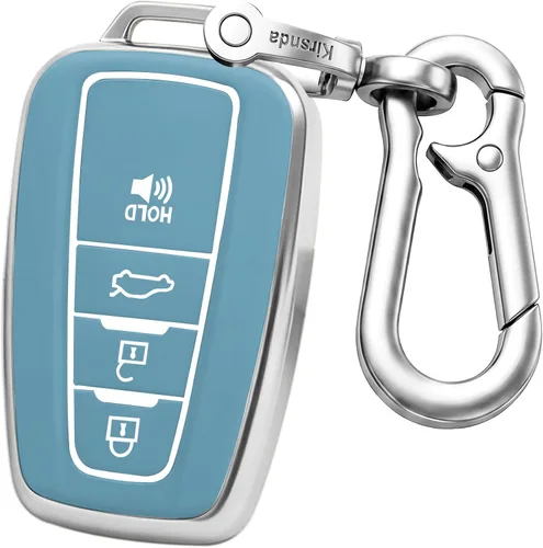 Vista 16 de Kirsnda - Funda para llavero compatible con Toyota, funda de protección de Azul