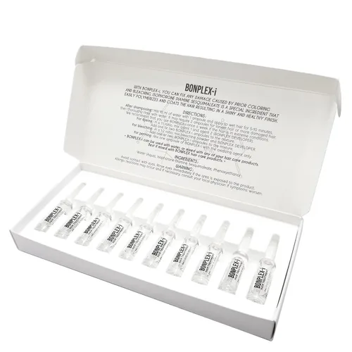 Vista 10 de i Tratamiento de ampollas Para todo tipo de cabello Daños y cabello seco Dimaleate Reconecta los enlaces disulfuro rotos dañados