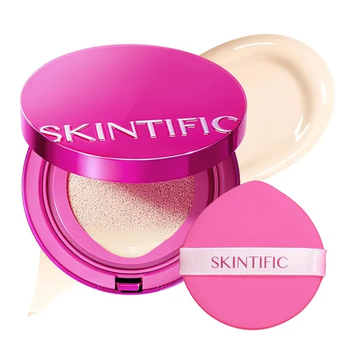 Vista 27 de SKINTIFIC - Base de cojín rosa natural brillante 00 porcelana